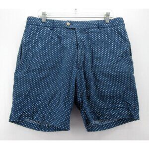 Peter Millar Shorts 36 Linen Blend Chino Golf Polka Dots Casual Preppy